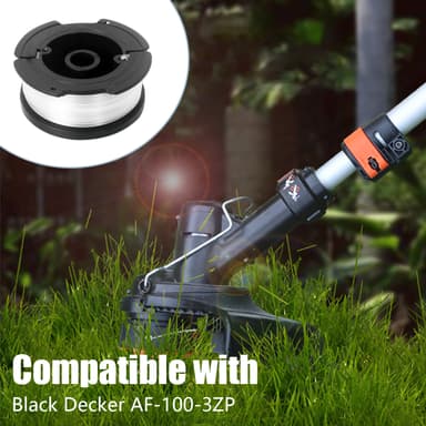 3 kpl leikkurirullasarja Black Decker AF-100-3ZP ruohotrimmeriin
