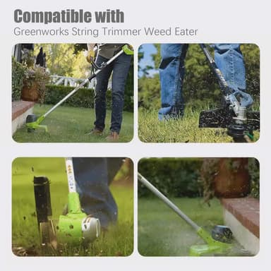 4-pakkaiset lankakelat Greenworks Weed Eater -ruohotrimmereihin Monivärinen