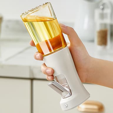240 ml lasiöljysuihkepullo - suihkepullo keittiöön Valkoinen