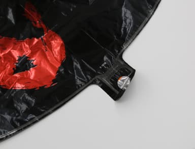Ilmapallo Halloween-samppanjapullo 98 cm, 2 kpl