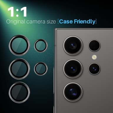 NORTHJO Samsung Galaxy S25 Ultra Karkaistu Lasi Kameran Linssinsuoja