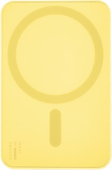 Ideal of Sweden MagSafe puhelinteline imukupeilla (pehmeä sitruuna)