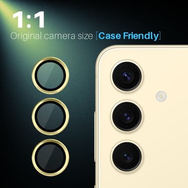 NORTHJO Samsung Galaxy S25 Karkaistu Lasi Kameran Linssinsuoja