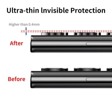 Samsung Galaxy S25 Ultra Kameran linssinsuoja ENKAY Metallirengaslinssikalvo