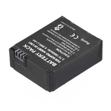 GoPro Hero 3 -kameran akku 3,7 V 1600 mAh AHDBT-201/301 vaihtoakku