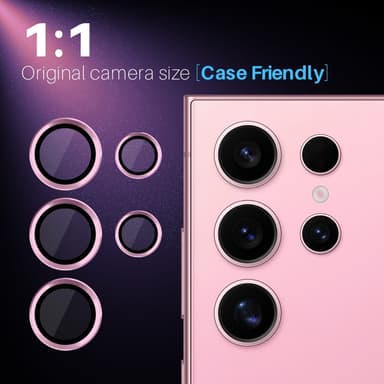 NORTHJO Samsung Galaxy S25 Ultra Karkaistu Lasi Kameran Linssinsuoja