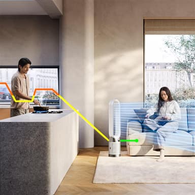 Dyson Cool PC1 ilmanpuhdistin 544901-01 (valkoinen/hopea)