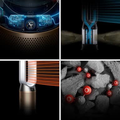 Dyson Hot+ Cool HP2 De-Nox ilmanpuhdistin 546327-01 (valkoinen/kulta)
