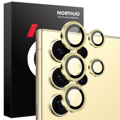 NORTHJO Samsung Galaxy S25 Ultra Karkaistu Lasi Kameran Linssinsuoja