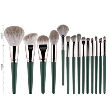 14 kpl meikkisivellinsarja Foundation Powder Concealer Harjat Harjapidike
