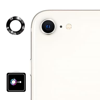iPhone 16e Kameran linssinsuoja ENKAY Hat-Prince Metallirengaslinssikalvo