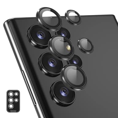 Samsung Galaxy S25 Ultra Kameran linssinsuoja ENKAY Metallirengaslinssikalvo