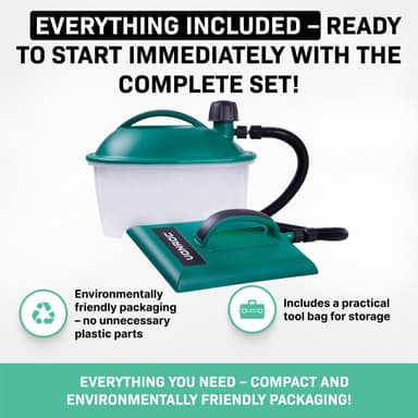 Wallpaper steamer 2000W - 4.5L with 3.5m hose
