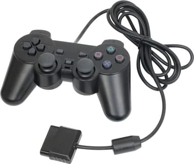 Käsiohjain Playstation 2:lle (musta)