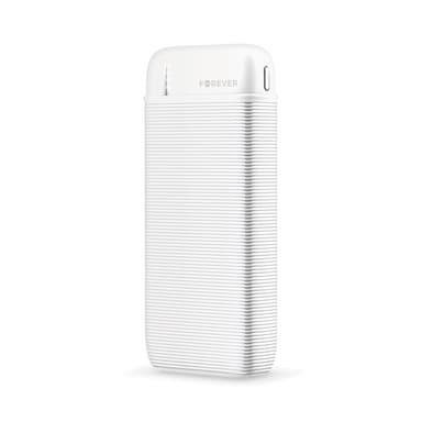 Forever Powerbank 10000 mAh TB-100M, valkoinen