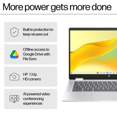 HP Chromebook x360 14 N100/4/128/IPS 14” kannettava