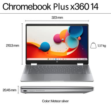 HP Chromebook x360 14 i3-N305/8/128/IPS 14” kannettava