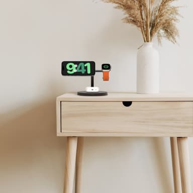 Belkin BoostCharge Pro 3-in-1 Qi2 langaton latausteline (musta)