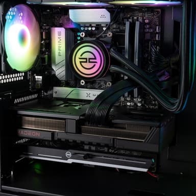 PCSpecialist Prime 505 R7-7X3D/32/1TB/RX9070XT pelitietokone