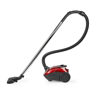 Nedis Pölynimuri | Pussillinen | 700 W | Pölykapasiteetti: 1.5 l | Yhdistelmäharja | Toimintasäde: 7 m | Hepa | Antrasiitti / Punainen