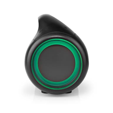 Nedis Bluetooth® Party Boombox | 9.5 tuntia | 2.1 | 120 W | Median toisto: AUX / USB | IPX5 | Linkitettävä | Kantokahva | Juhlavalot | Musta