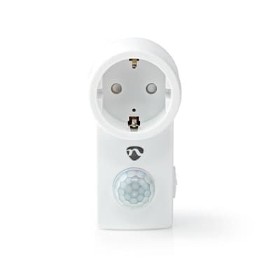 Nedis Liiketunnistin | Sisäkäyttöinen | Type F (CEE 7/7) | Tyyppi F (CEE 7/7) | 120 ° | 5 - 300 W | 300 W | 1200 W | 3 - 2000 Lux | Anturitekniikka: PIR | Anturi ulottuvilla: 0.0 - 9.0 m