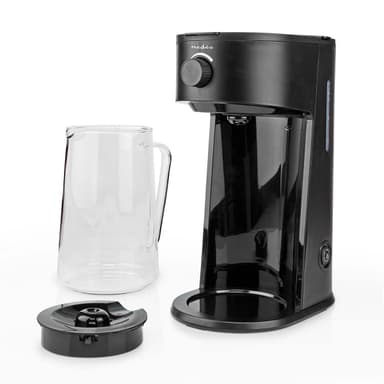 Nedis Jääkahvin & Jääteen Keitin | Kahvisuodatin | 2.5 l | 6 Kupit | Musta