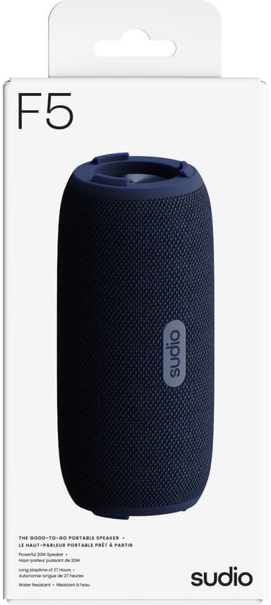 Sudio F5 Pro langaton kannettava kaiutin (sininen)