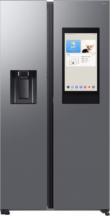 Samsung side-by-side jääkaappipakastin RS90F66BETEF (ruost. teräs)