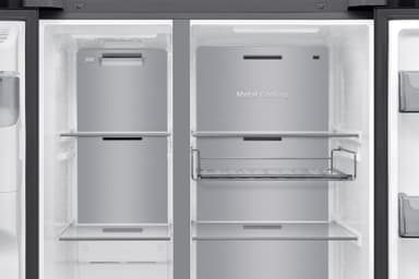 Samsung side-by-side jääkaappipakastin RS90F64EDFEF (mu./ruost. teräs)
