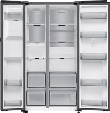 Samsung side-by-side jääkaappipakastin RS90F66BETEF (ruost. teräs)