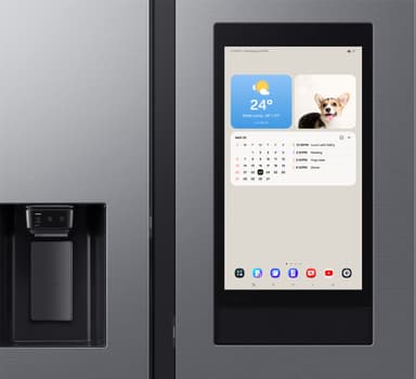 Samsung side-by-side jääkaappipakastin RS90F66BETEF (ruost. teräs)