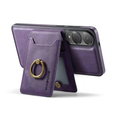 DG-Ming Magking K1 2in1 kotelo Samsung Galaxy S25 Edge - Violetti