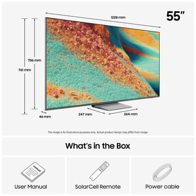 Samsung 55" QN85F 4K MiniLED älytelevisio (2025)
