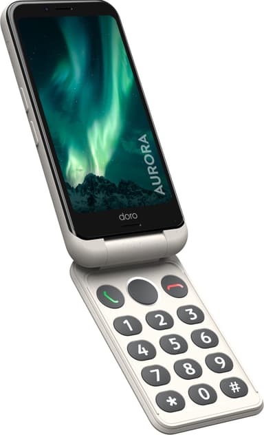 Doro Aurora A21 älypuhelin 4/64 GB (luunvalkoinen)