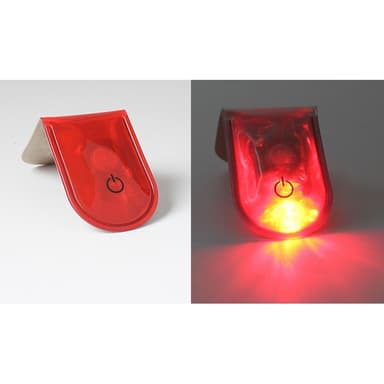 4 kpl LED-valo Magneettiset pidikkeet Turvallinen Juoksu Yö Camping Aktiviteetit - Punainen