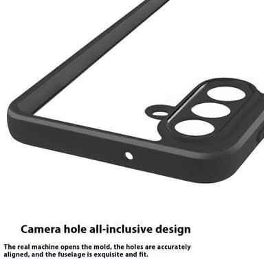 Samsung Galaxy A26 5G Suojakotelo Vahvistetut Kulmat TPU+Acrylic Läpinäkyvä Puhelimen Kotelo
