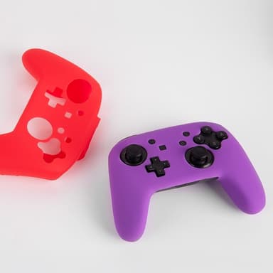 Yhteensopiva Nintendo Switch Pro -ohjainkotelon silikonikotelon kanssa - violetti