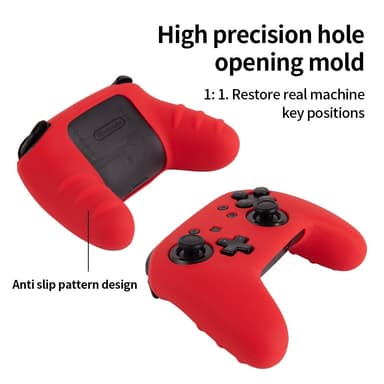 Yhteensopiva Nintendo Switch Pro -ohjainkotelon silikonikotelon kanssa - violetti