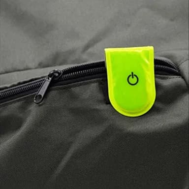 4 kpl LED-valo Magneettiset pidikkeet Turvallinen Juoksu Yö Camping Aktiviteetit - Oranssi
