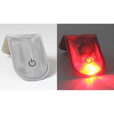 4 kpl LED-valo Magneettiset pidikkeet Turvallinen Juoksu Yö Camping Aktiviteetit - Hopea