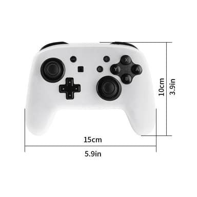 Yhteensopiva Nintendo Switch Pro -ohjainkotelon silikonikotelon kanssa - violetti