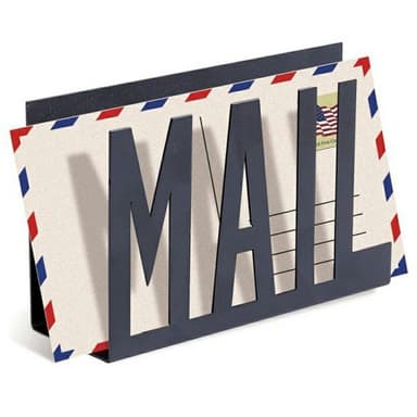 Säilytys Kirjepostin järjestäjä Metallipostin järjestäjäpidike Kirjelajittelija