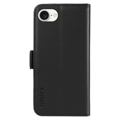 YIKATU YK-003 nahkainen lompakkokotelo iPhone 16e -puhelimelle – Musta