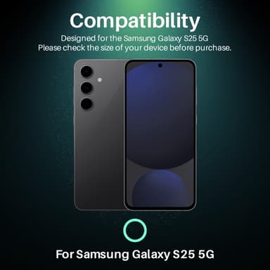 NORTHJO Samsung Galaxy S25 Karkaistu Lasi Kameran Linssinsuoja