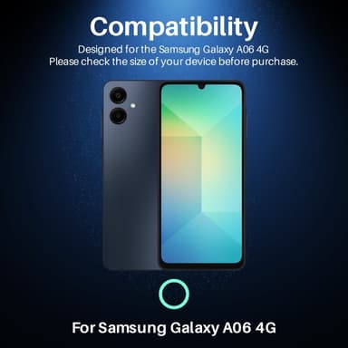 NORTHJO Samsung Galaxy A06 Karkaistu Lasi Kameran Linssinsuoja