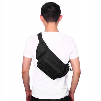 Vyölaukku 800D Oxford-Nylon Musta