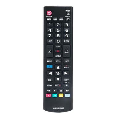 Television kaukosäädin Korvaa AKB73715637 LG TV:lle