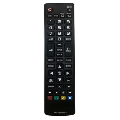 Television kaukosäädin Korvaa AKB73715603 LG TV:lle