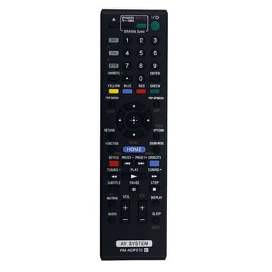 Kaukosäätimen vaihto RM-ADP070:lle Sony DVD:lle
